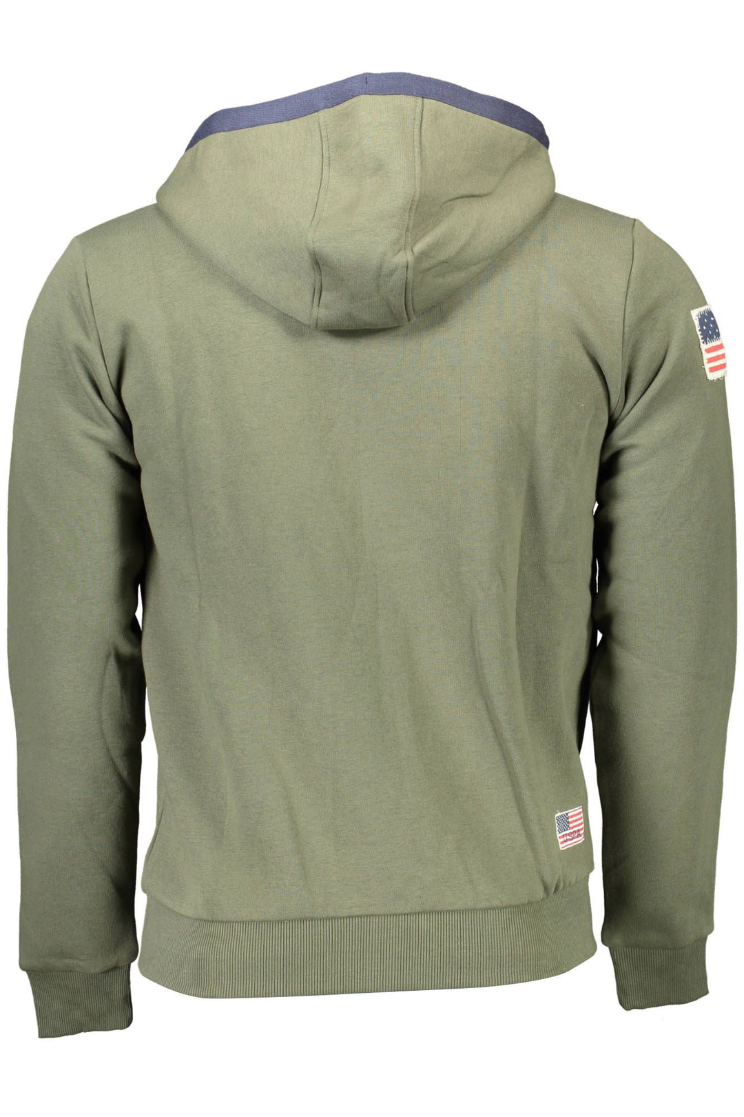 Green Cotton Men Sweater