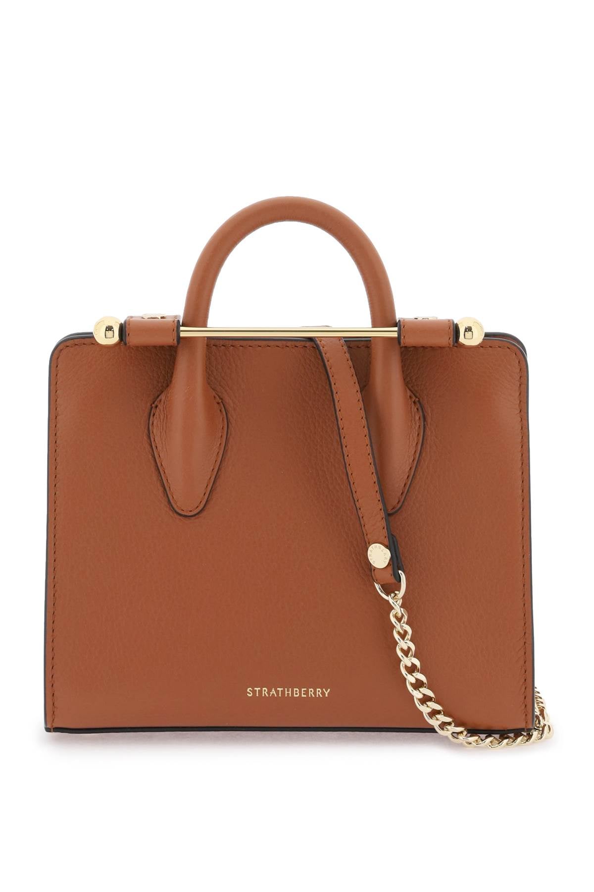 Strathberry nano tote leather bag-0