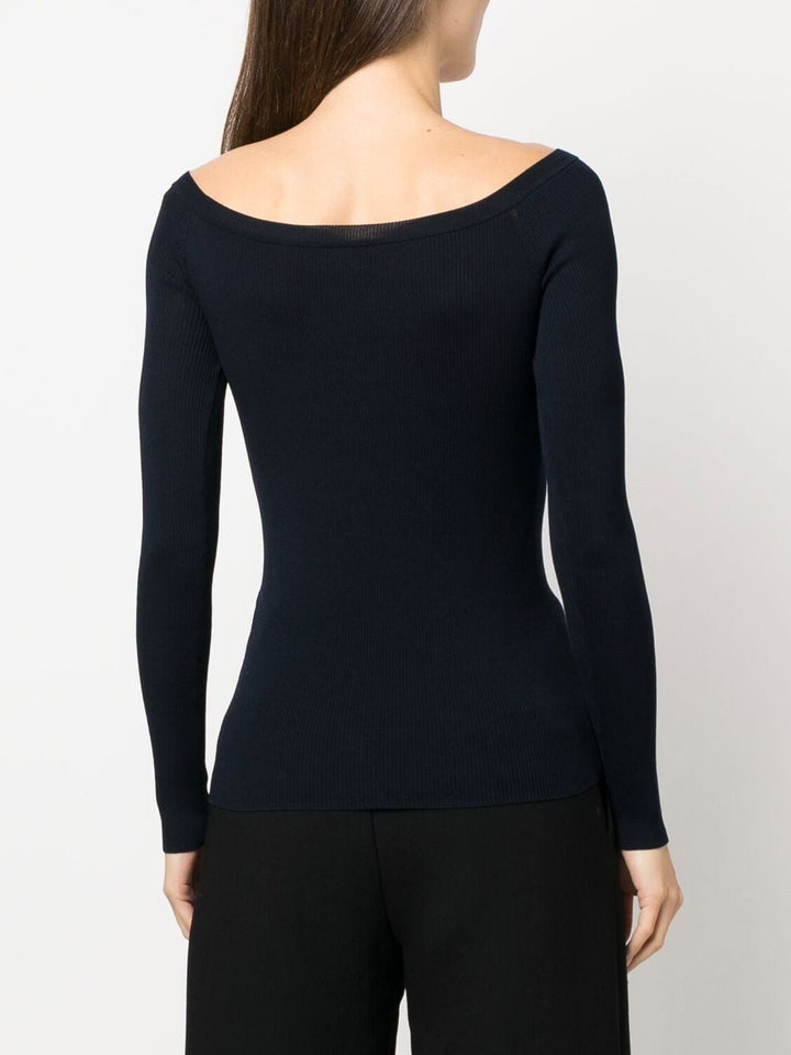 fine-ribbed jumper-11