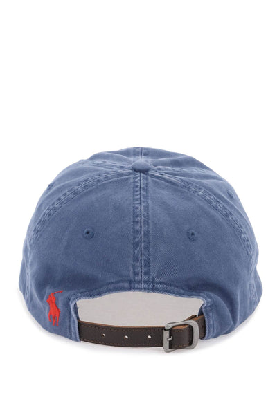 Polo ralph lauren baseball cap in twill with embroidered flag-2