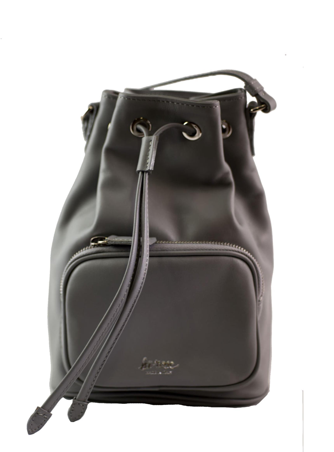 LA ROSE leather satchel bag black-6