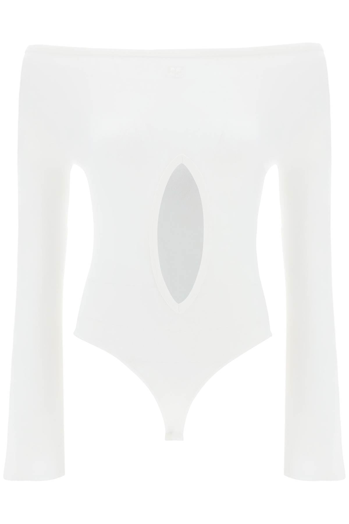 Courreges "jersey body with cut-out-0