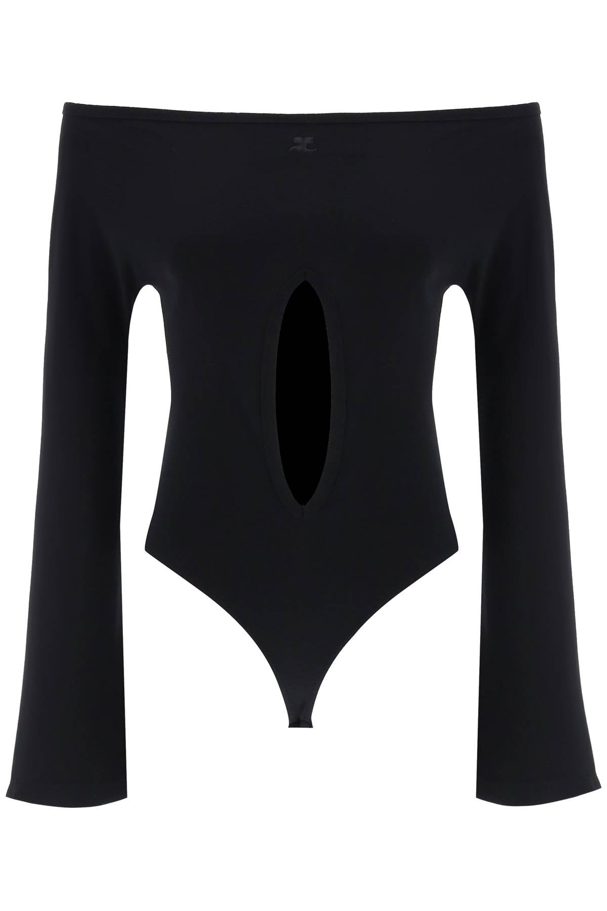 Courreges "jersey body with cut-out-0