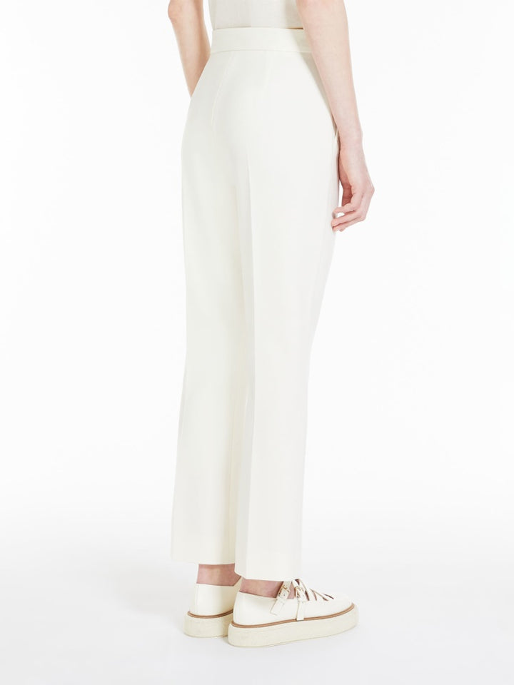 Nepeta ankle-length trousers in wool crepe-14