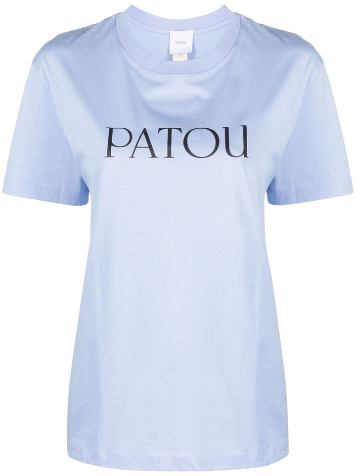 PATOU logo-print organic cotton T-shirt-0