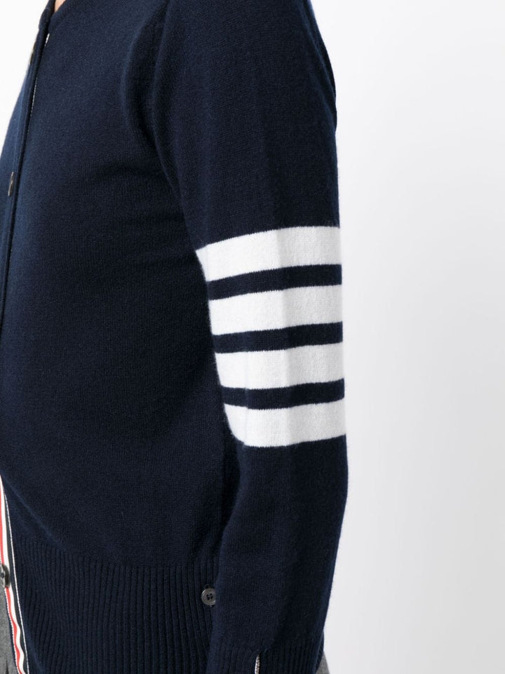 4-bar stripe cardigan-4