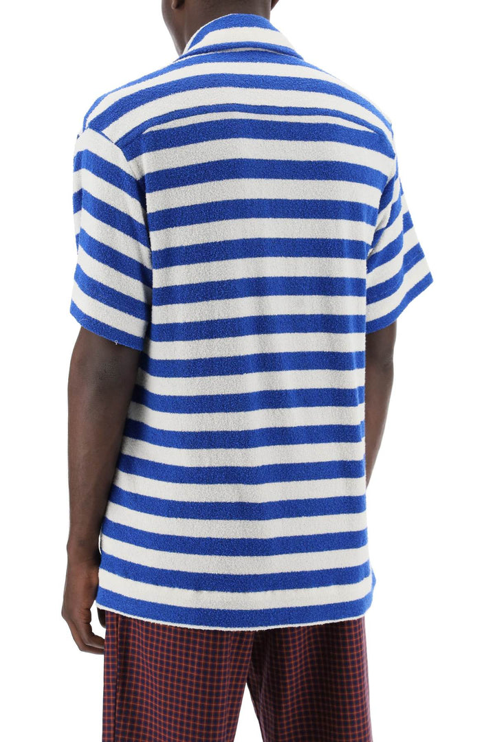 striped knit camp shirt-2