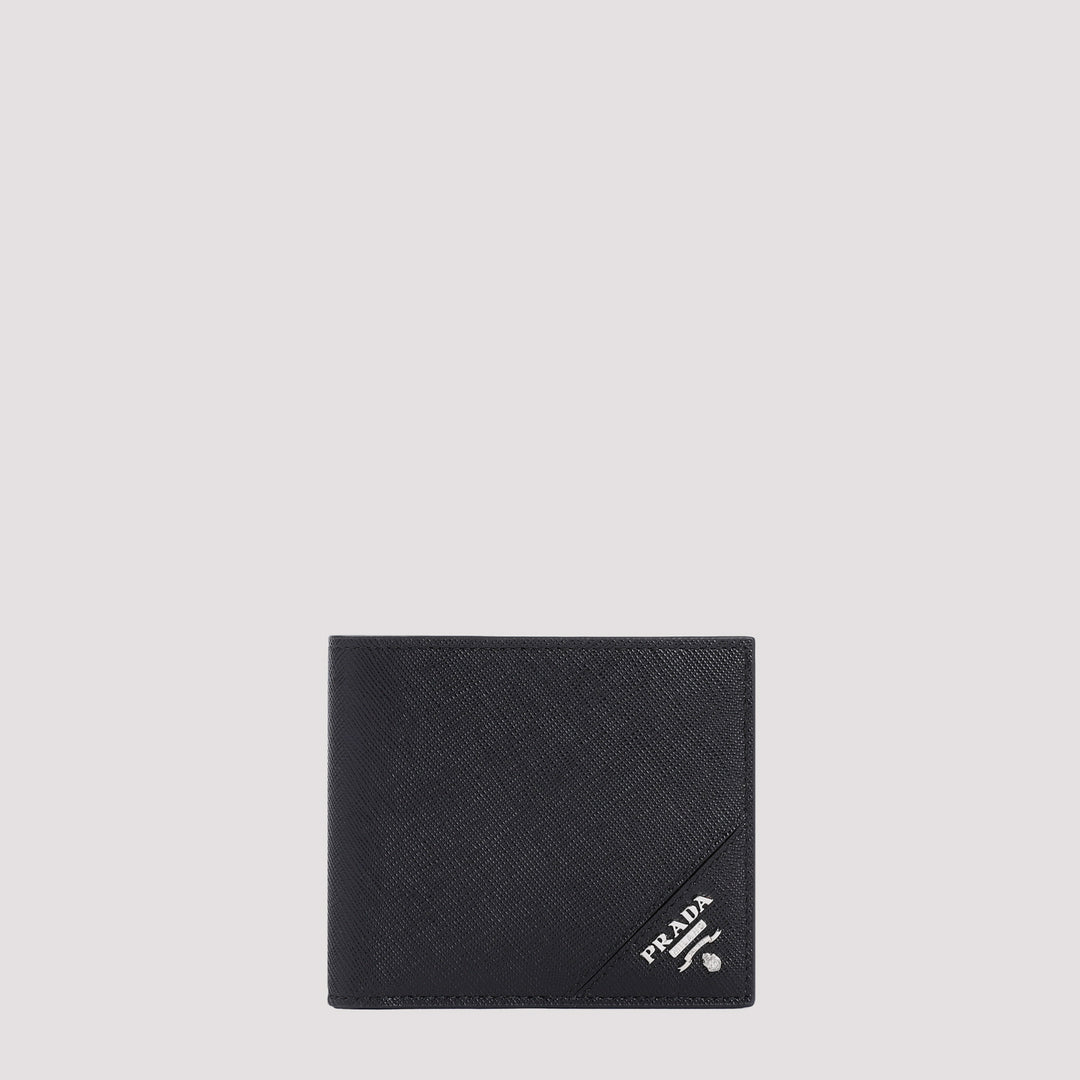 Black saffiano leather billfold-0