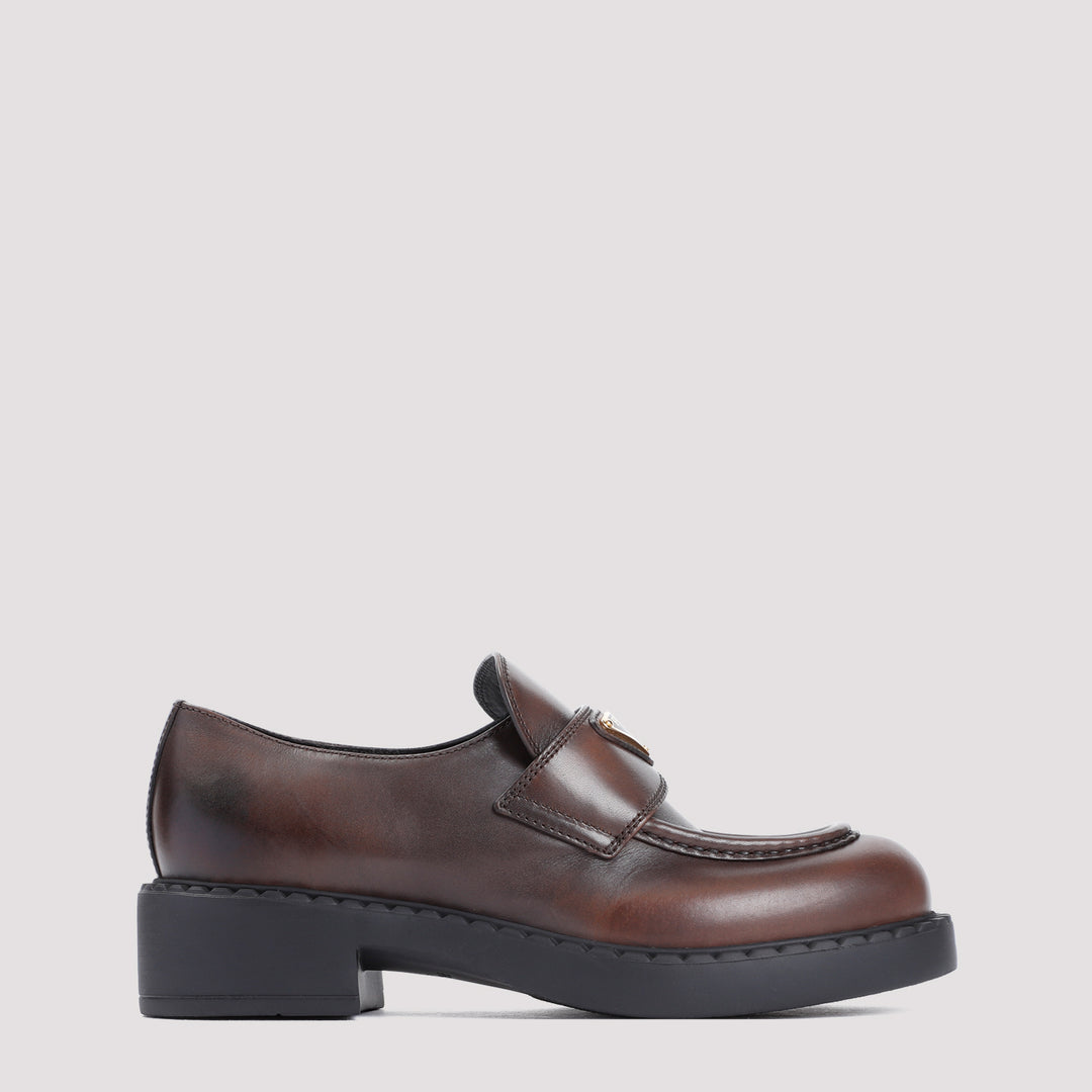 Brown Calf Leather Loafers-0