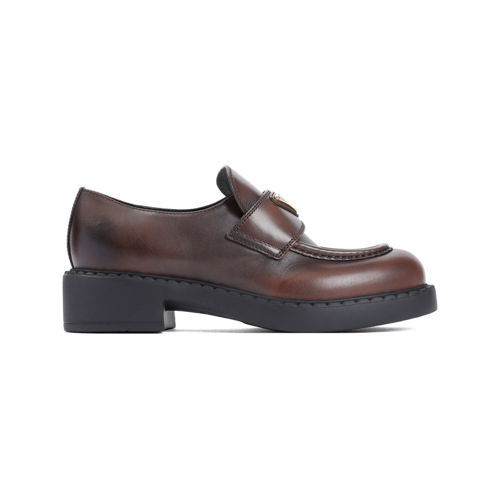 Brown Calf Leather Loafers-1