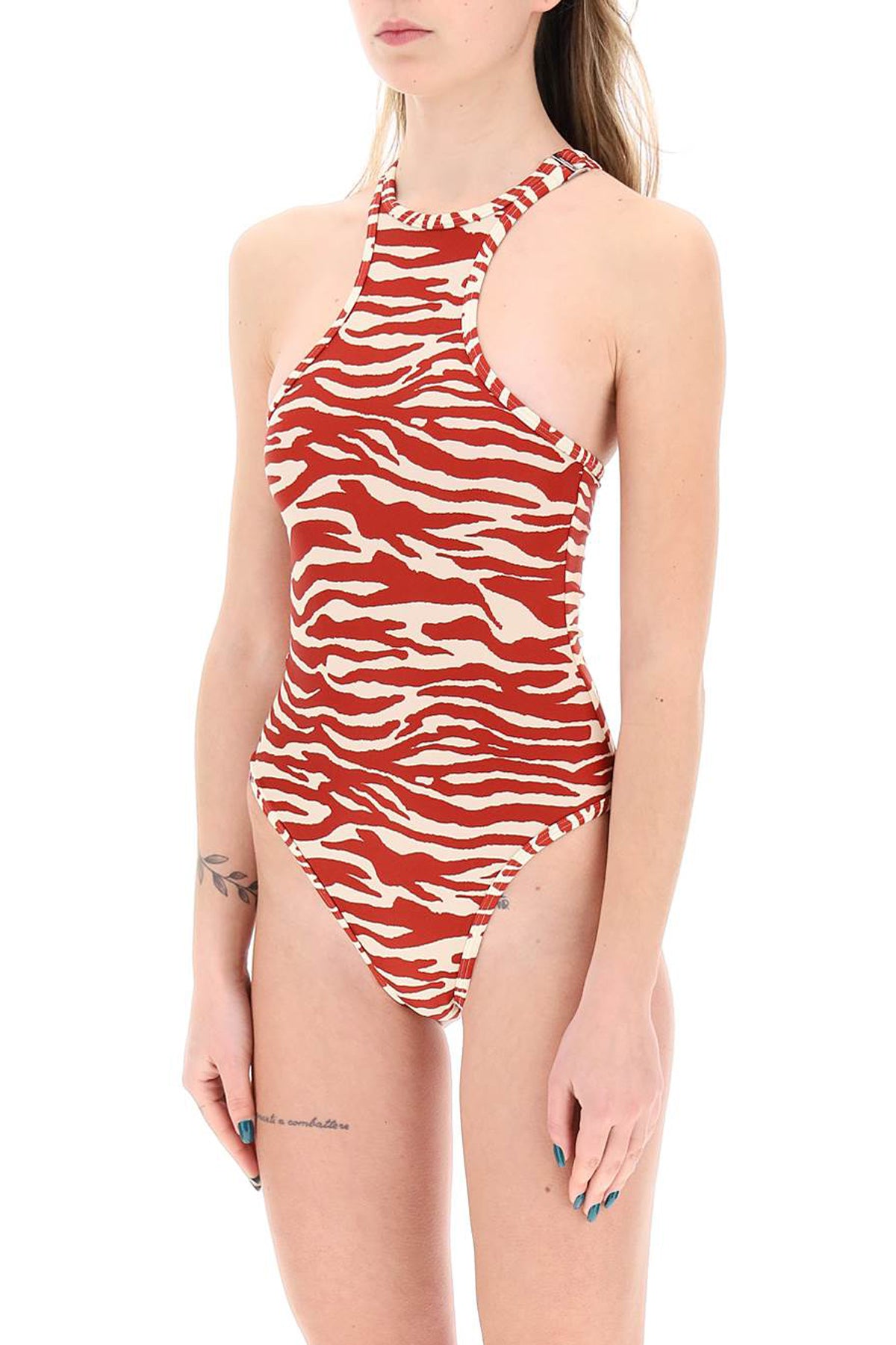 one-piece animal print swimsuit-3