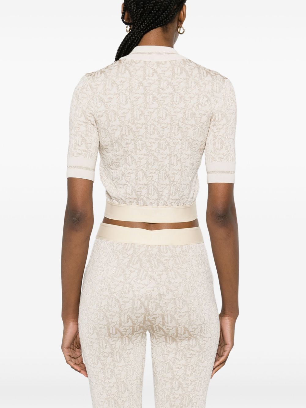 monogram-jacquard T-shirt-3