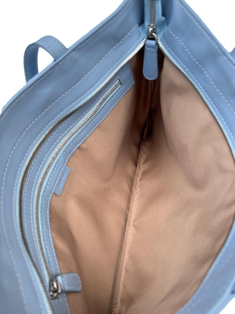 LA ROSE tote bag azzurro-9