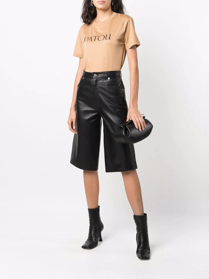 PATOU logo-print organic cotton T-shirt-9