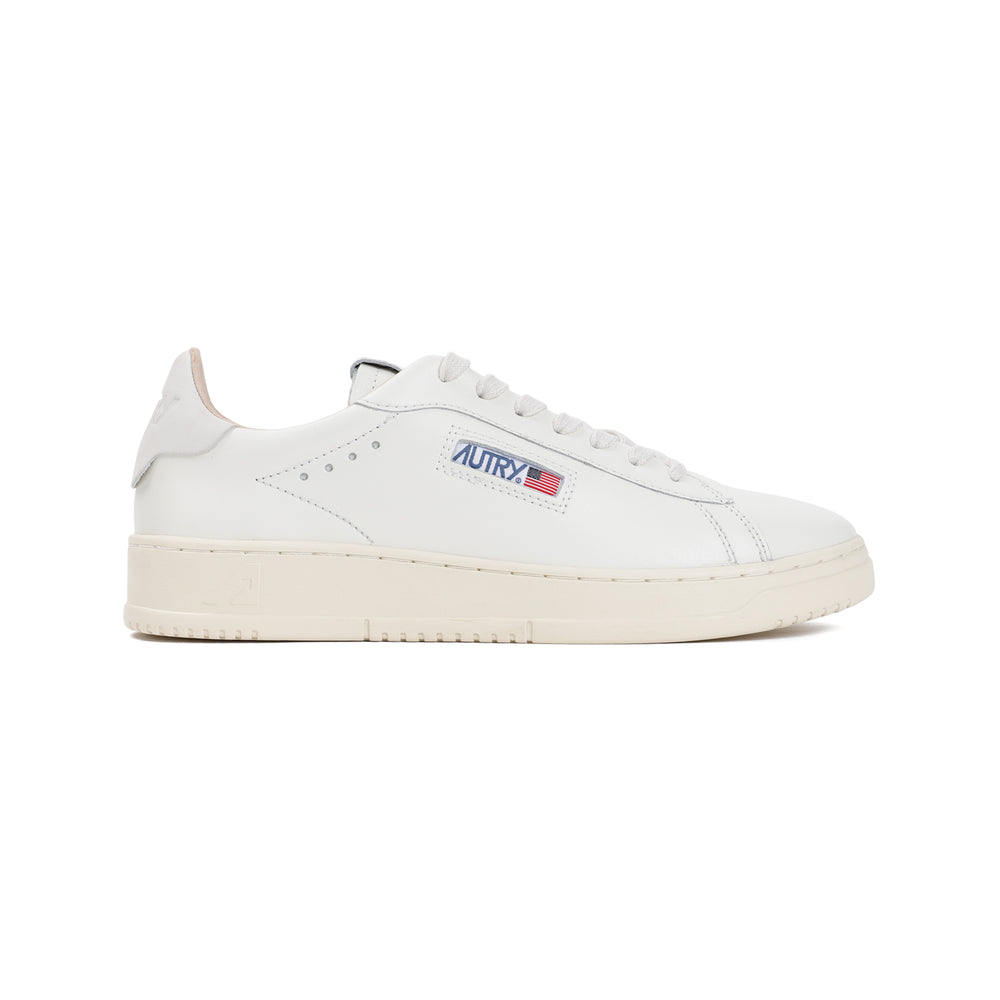 White Dallas Leather Sneakers-1