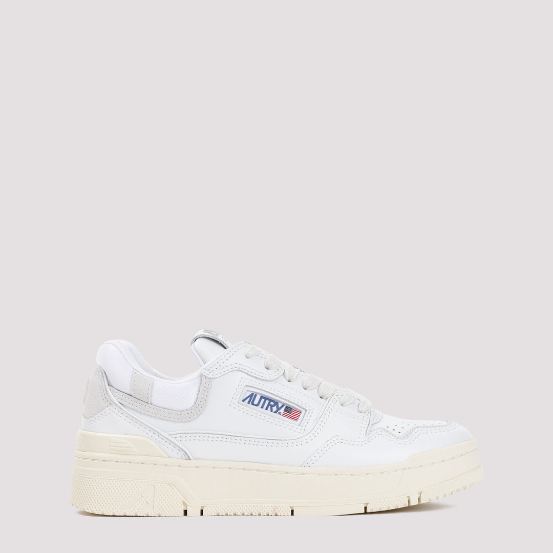 White CLC Leather Sneakers-0