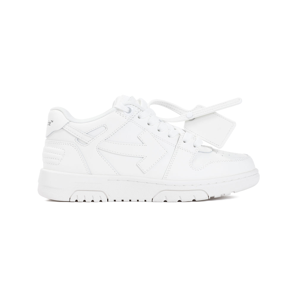 White Out of Office Leather Sneakers-1