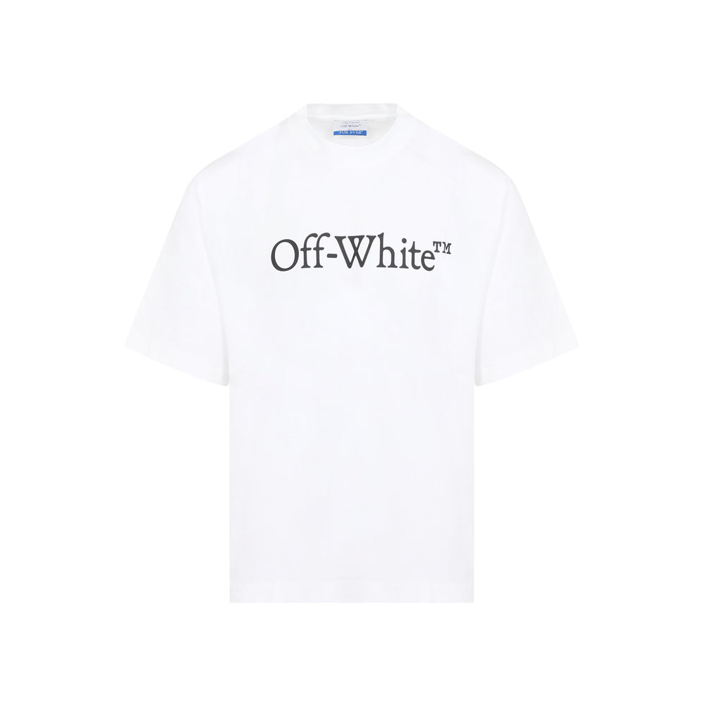 Black White Big Bookish Skate Cotton T-shirt-1