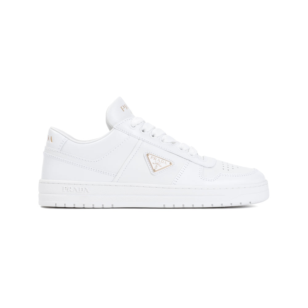 White Calf Leather Lace-Up Shoes-1
