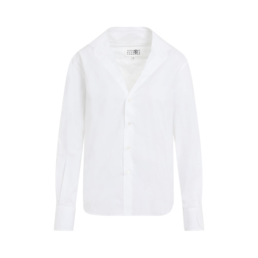 White Cotton Shirt-1
