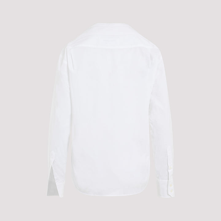 White Cotton Shirt-3
