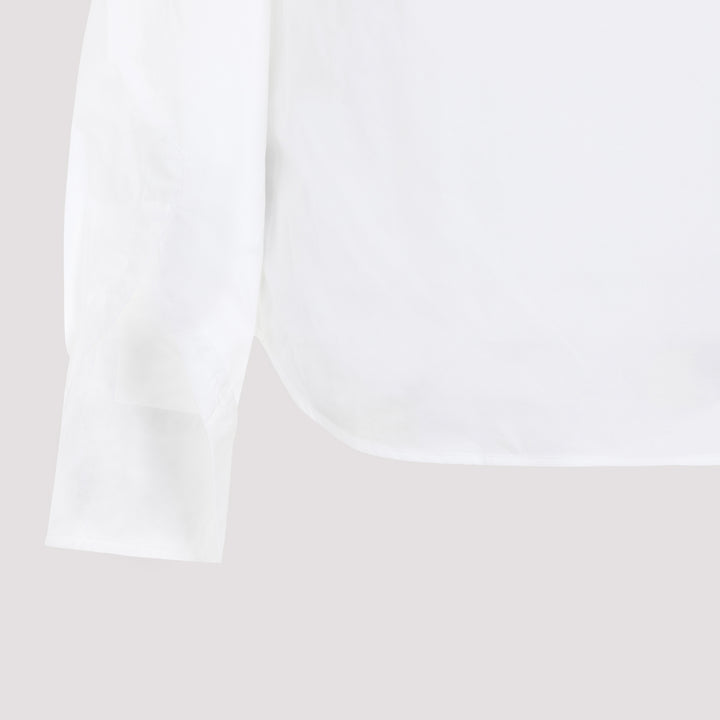 White Cotton Shirt-5