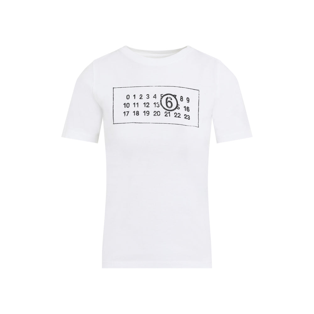 White Cotton T-Shirt-1