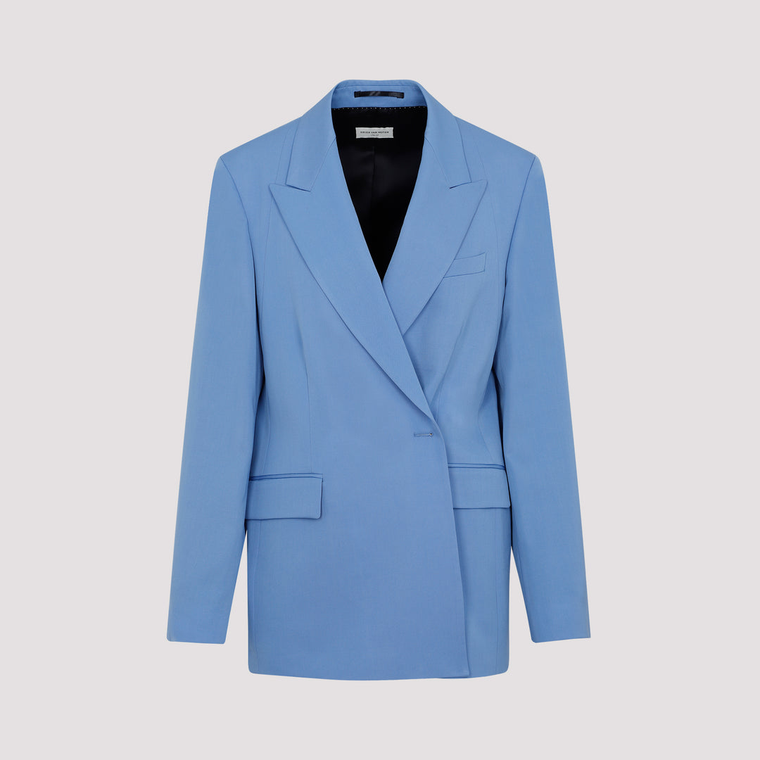 Light Blue Wool Beno jacket-0