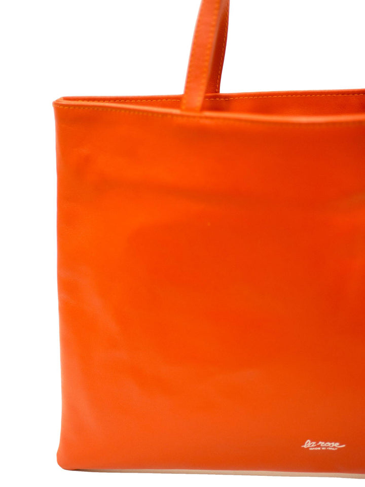 LA ROSE tote bag azzurro-13