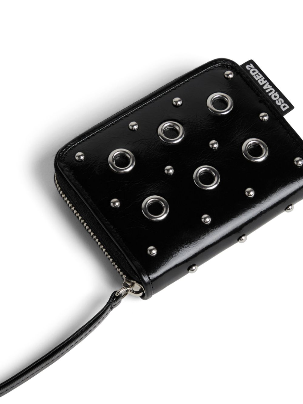 eyelet-detail leather wallet-3