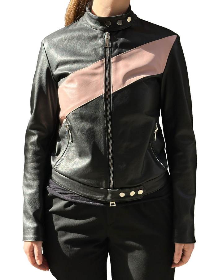 leather bomber black-0