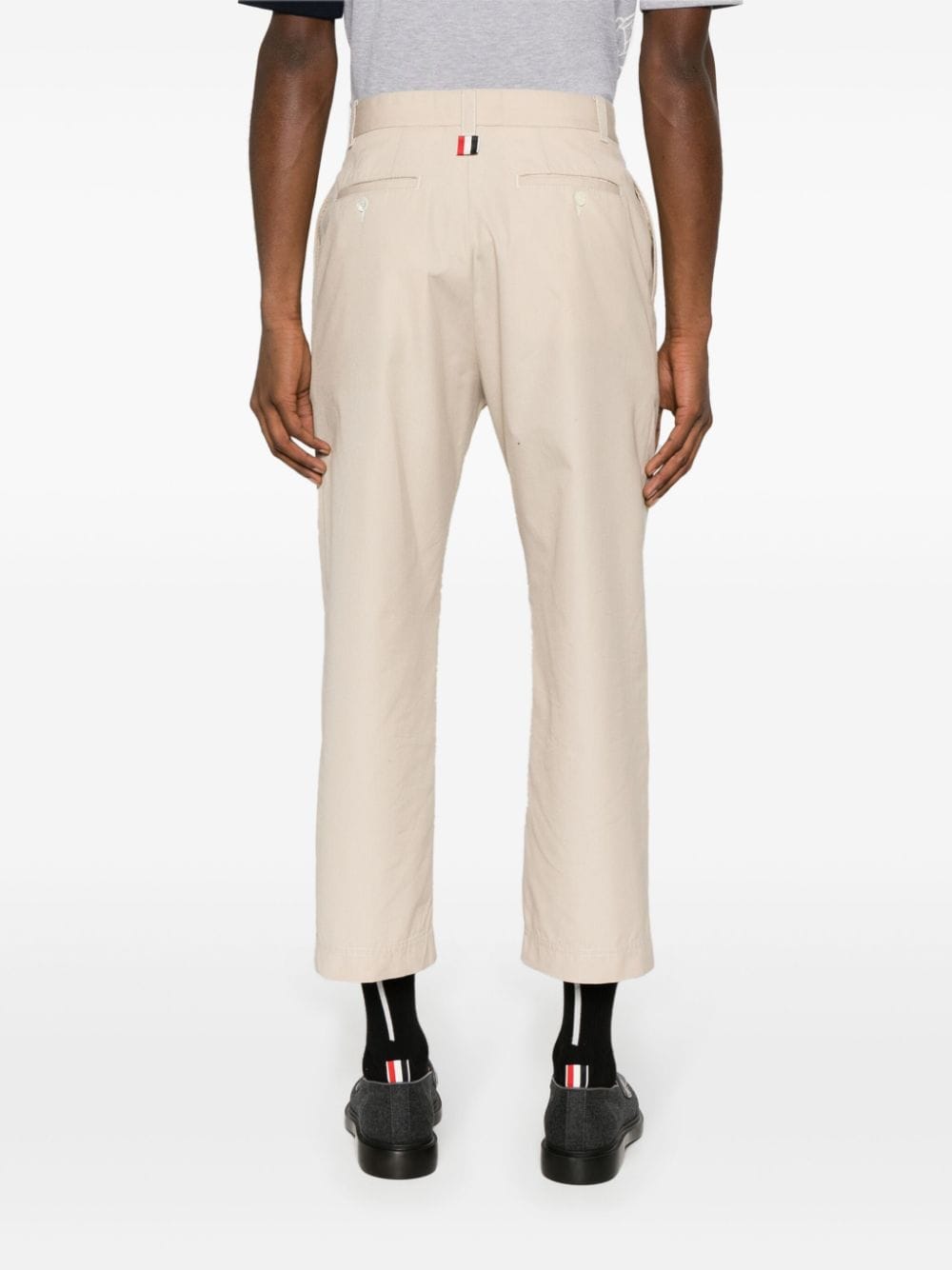 Typewriter Cloth straight trousers-2