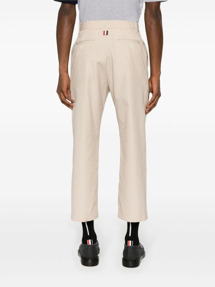 Typewriter Cloth straight trousers-2