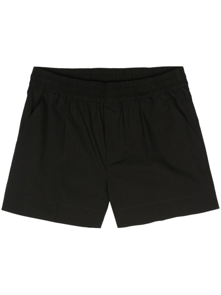 elasticated-waist cotton shorts-2