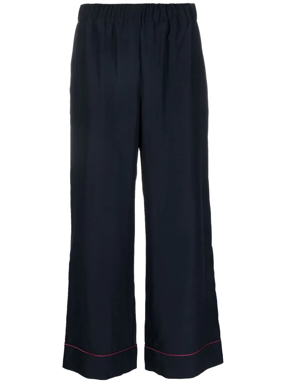 PAROSH straight-leg cropped trousers-0