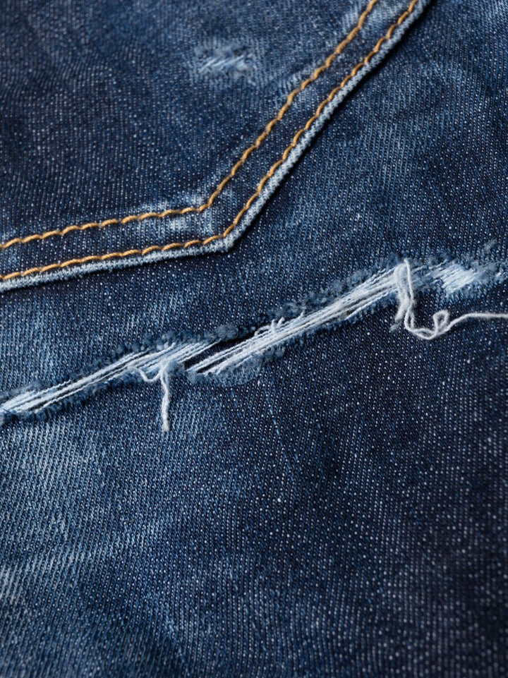 DSQUARED2 distressed-effect high-waisted jeans-6