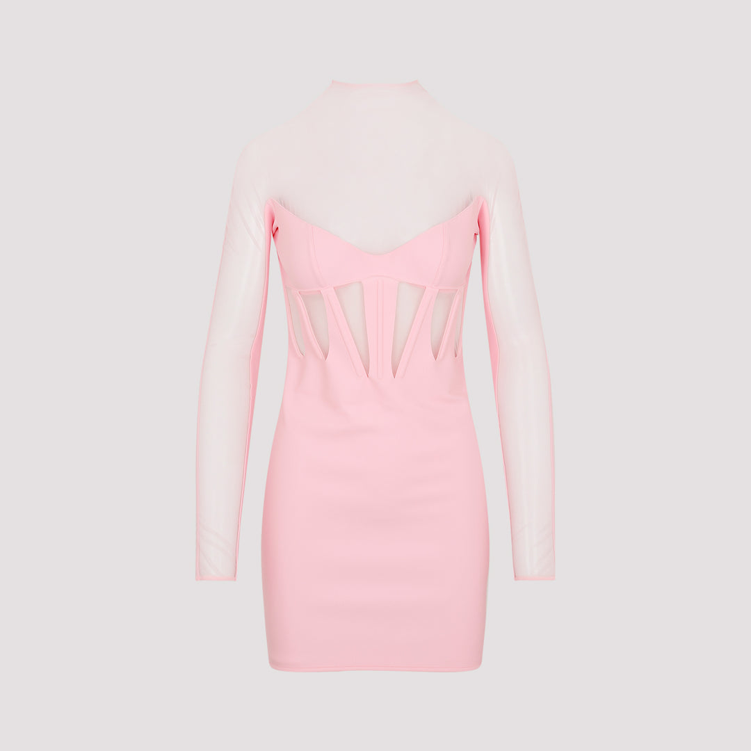 Pink Mini Dress-0