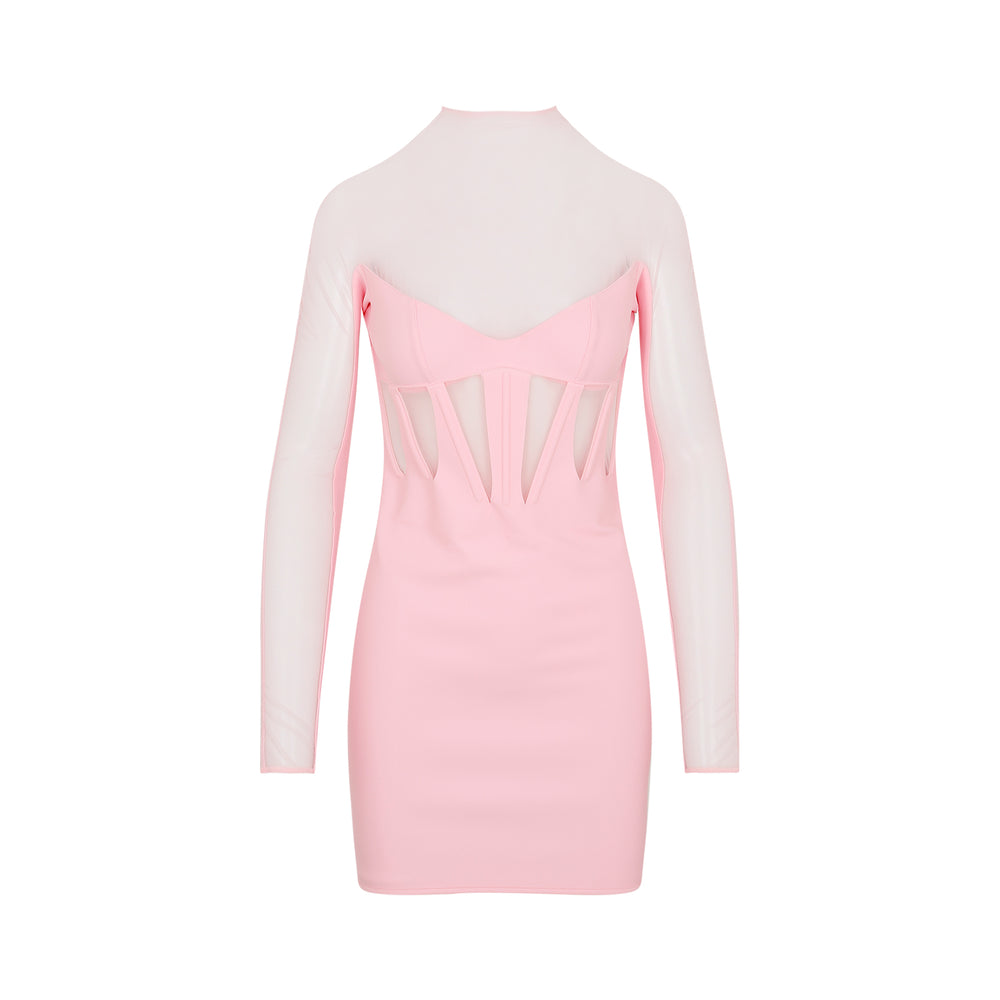 Pink Mini Dress-1