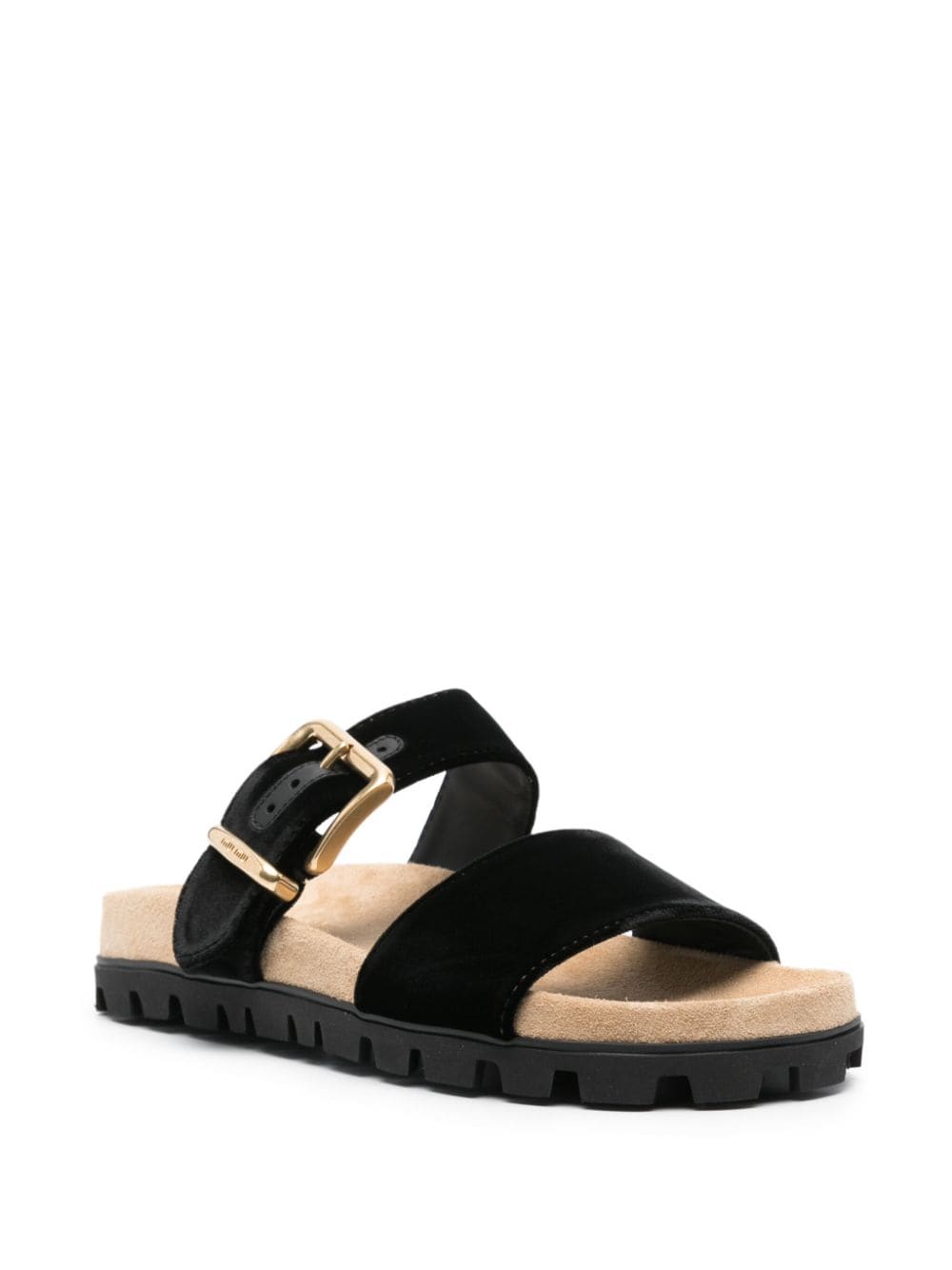 suede buckle sandals-1