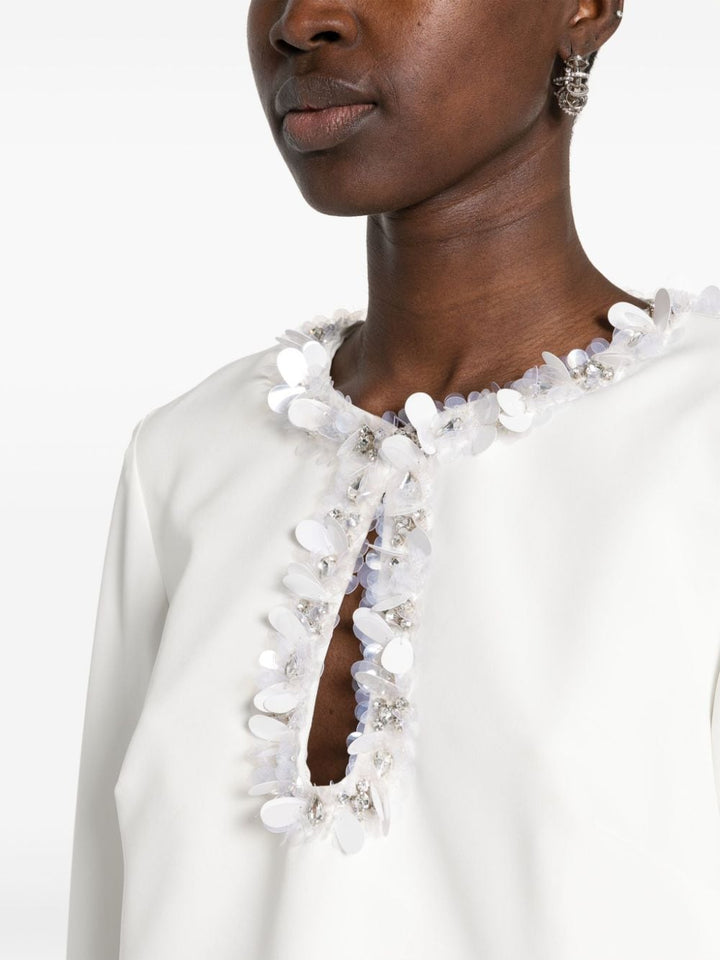 sequin-embellished mini dress-8