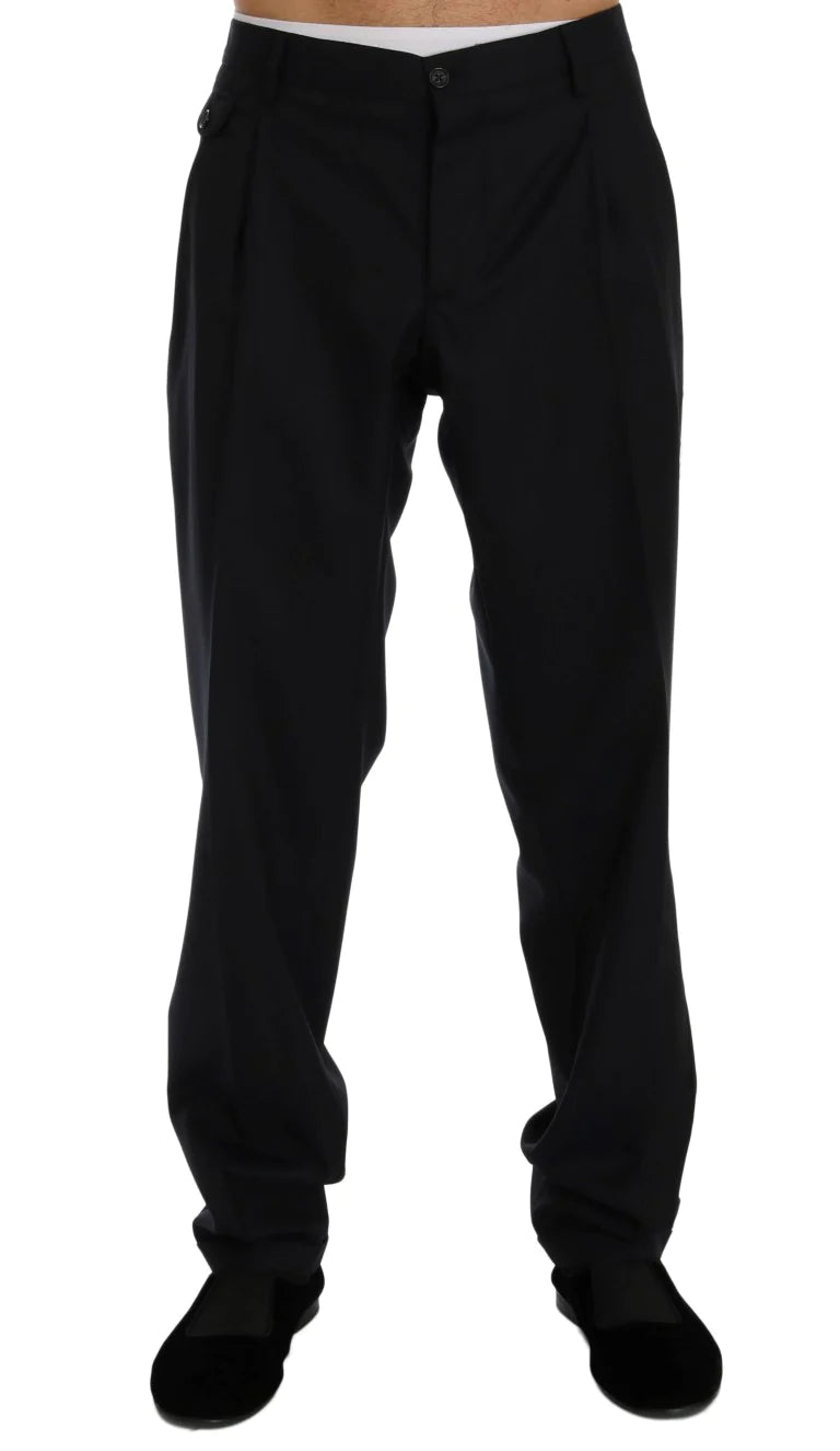 Dolce & Gabbana Blue Striped Wool Stretch Pants Dolce & Gabbana Regular price $160.00 Sale price $118.00 Save 26%