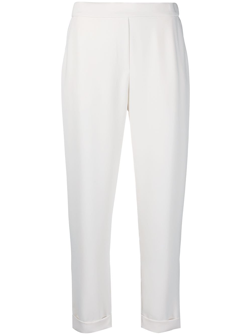 mid-rise tapered-leg trousers-0