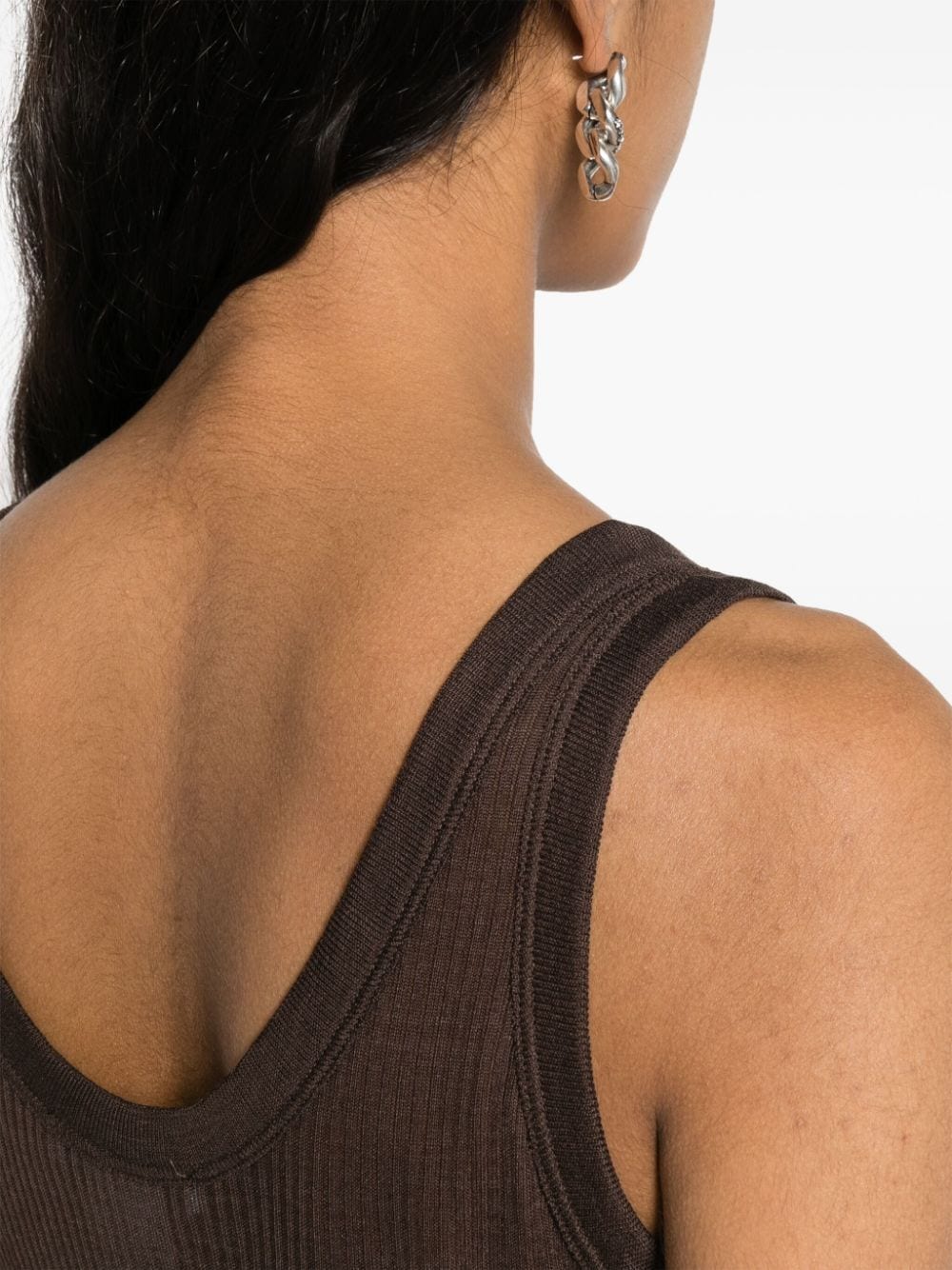 fine-ribbed seamless tank top-4