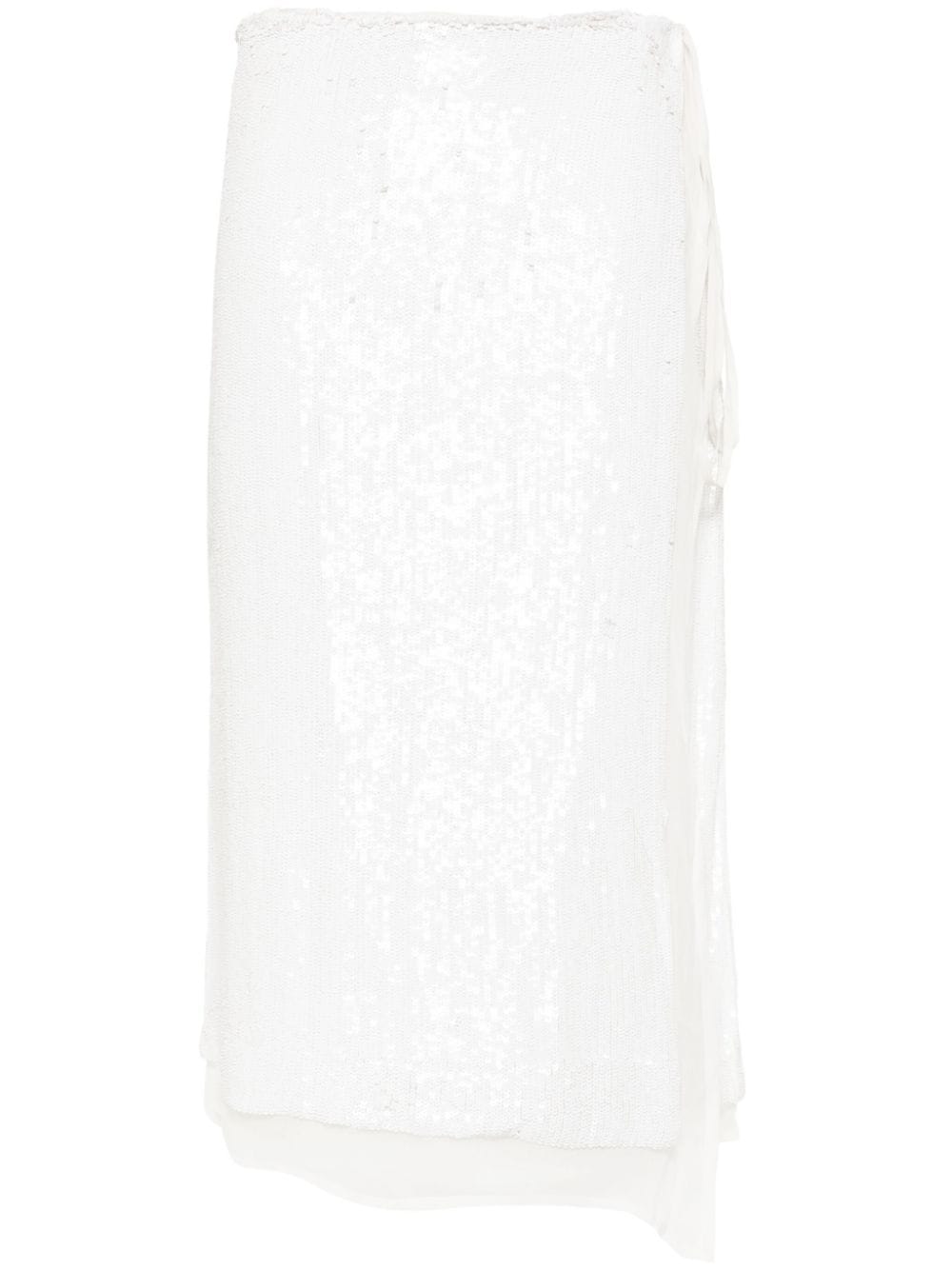 Gabriel sequinned wrap skirt-1