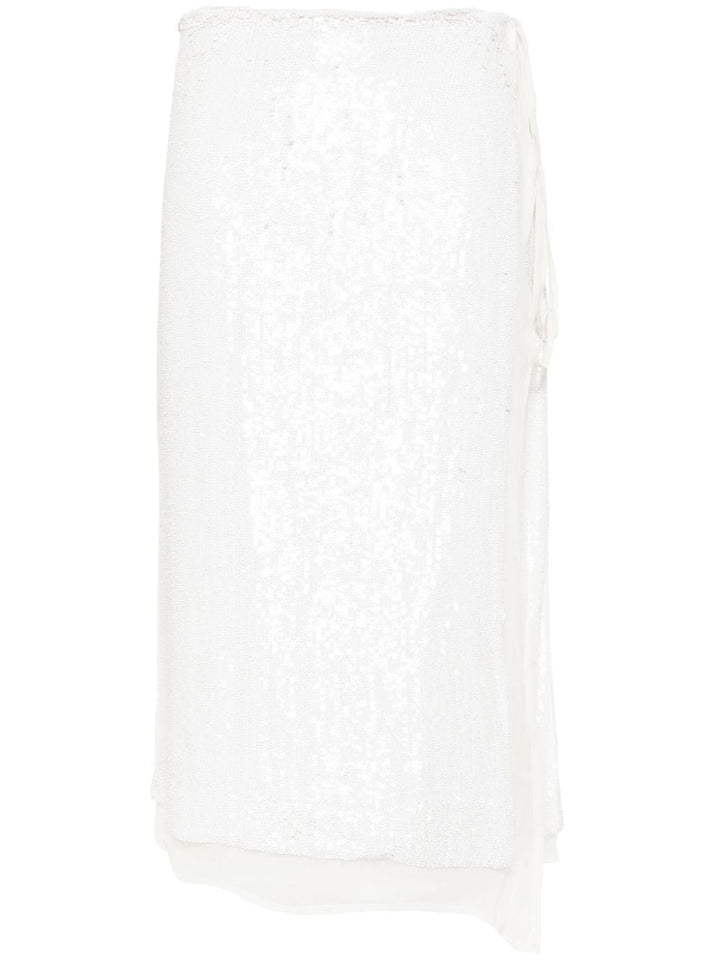 Gabriel sequinned wrap skirt-1