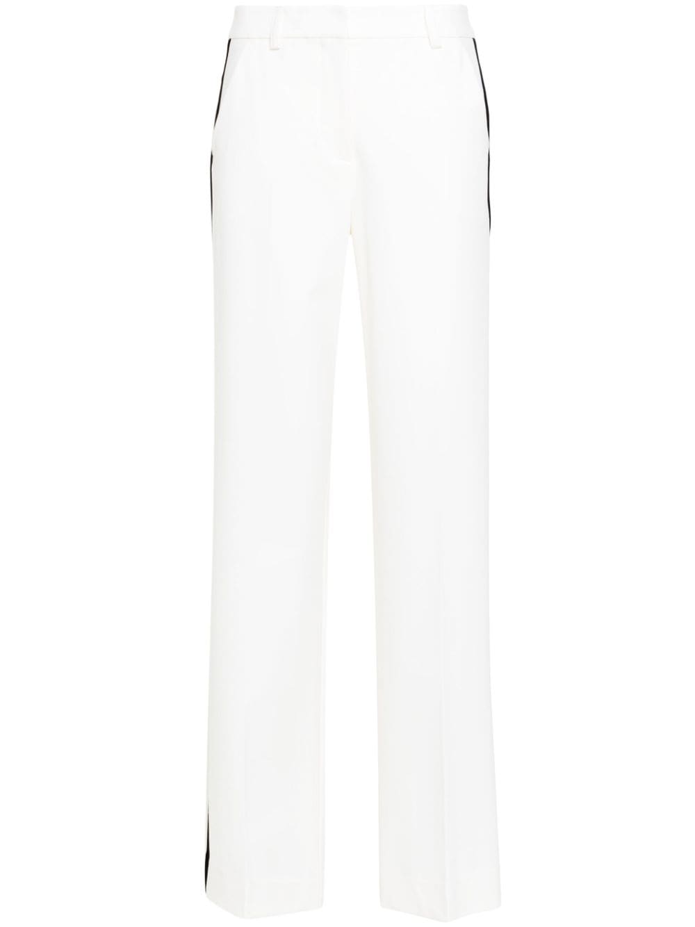 tripped-detail trousers-1