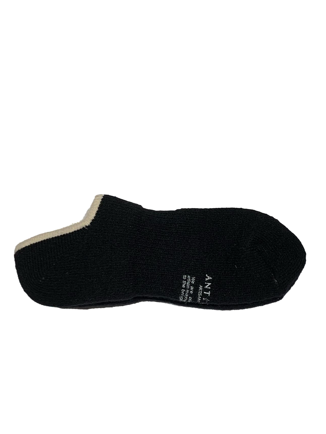 knitted black socks-1