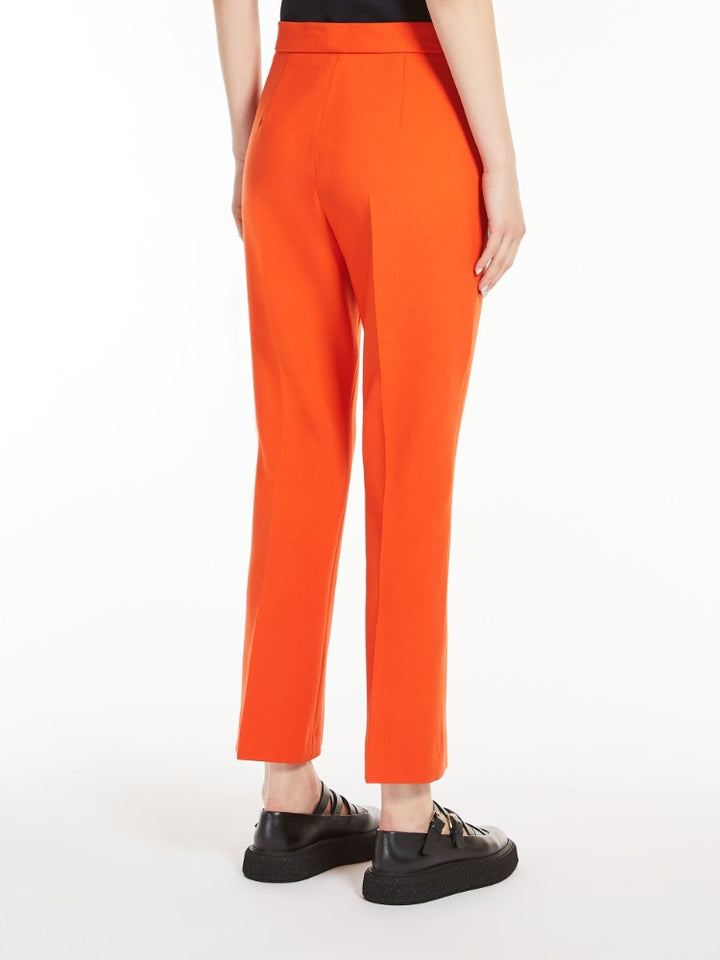 Nepeta ankle-length trousers in wool crepe-13