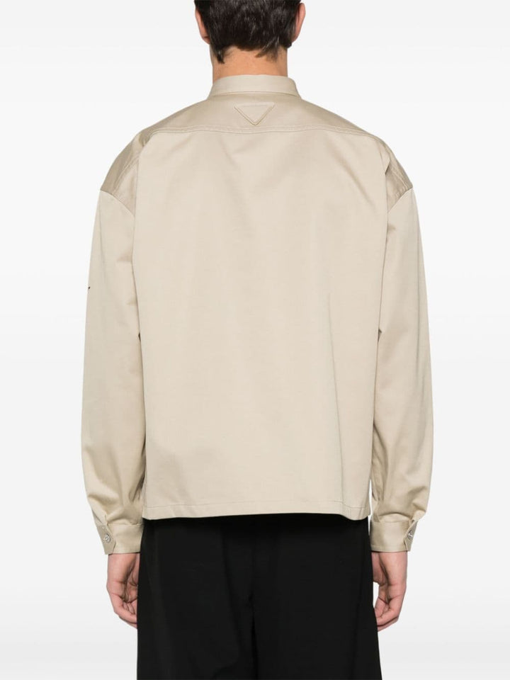 twill-weave cotton shirt-2