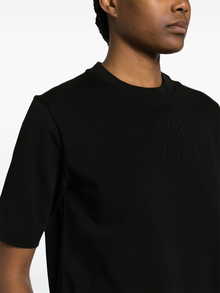 embossed-logo cotton T-shirt-8